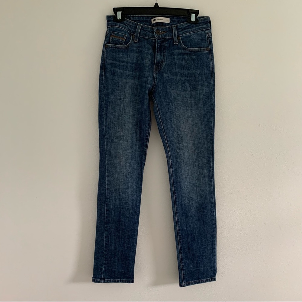 Levi’s mid rise skinny jeans